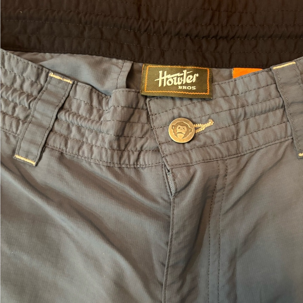 Howler Brothers Gray Hybrid Shorts